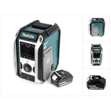 Makita DMR 115 M1 Akku Baustellenradio Bluetooth DAB+ IP65 schwarz