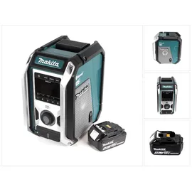 Makita DMR 115 M1 Akku Baustellenradio Bluetooth DAB+ IP65 schwarz