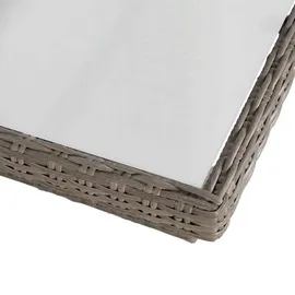 vidaXL Polyrattan Garten-Set 9-tlg. braun 3057797
