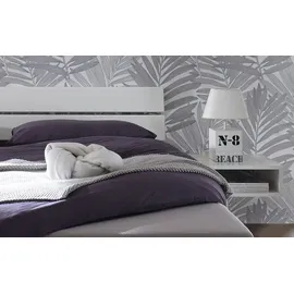 Hasena Prato 200 x 200 cm Fußhöhe 25 cm weiß deckend lackiert