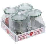 Weck Rundrandglas Tulpe 1,0l 4er Pack