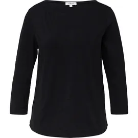 s.Oliver Shirt mit Flammgarnstruktur und 3/4-Ärmeln - 40