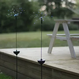 Star Trading 480-54 LED Solar Gartenstecker 90 LEDs bunt Solarstab 26x100cm