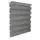 Woltu Doppelrollo 120 x 150 cm grau
