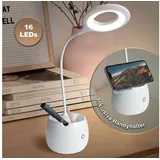 EAXUS Touch USB Schreibtischlampe Weiß