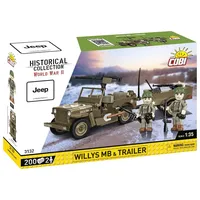 Cobi Willys MB & Trailer 200-tlg. 3132
