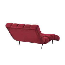 Switch Relaxliege Delphi Velours 120 x 84 x 168 cm Rot