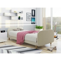 Elegante Boxspringbett Odenos III mit Matratze Einzelbett Bett für Schlafzimmer