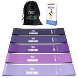 TechStone Widerstandsbänder Set für Männer und Frauen 5 Stück verschiedene Widerstandsstufen Elastisches Band für Home Gym Lange Übung Workout-Tolles Fitnessgerät für Training Yoga -Gratis Tragetasche