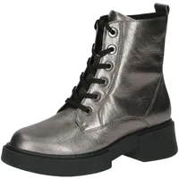 CAPRICE Stiefelette Leder mit Reißverschluss, Metallisch (Stone Metallic), 39