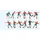 Preiser Figuren Fussballmannschaft Rot/Blau 10760