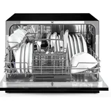 Klarstein Havasia UV 8 Tischgeschirrspüler (freistehend, 550 mm breit, Schwarz)