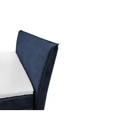Ruf Boxspringbett Aurelia ¦ blau ¦ Maße (cm): B: 210 H: 114