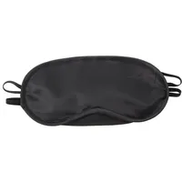 YUMIN Schlafmaske Schlafbrille Augenmaske Augenbinde Schwarz Nylon 18,5x9cm Mode