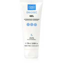 MartiDerm Driosec Gel Antitranspirante Gel für Hände und Füße gegen übermäßiges Schwitzen 75 ml
