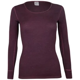 wobera natur Langarmunterhemd rot S