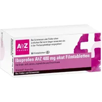 AbZ Pharma GmbH Ibuprofen AbZ 400 mg akut Filmtabletten