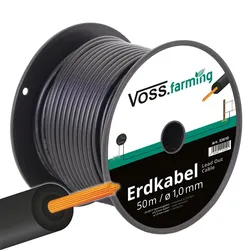 50m Hochspannungs-Erdkabel mit Kupferleiter, flexibel