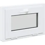 vidaXL Kellerfenster RISOR 60 x 40 cm weiß