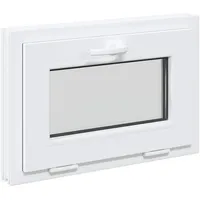 vidaXL Kellerfenster RISOR 60 x 40 cm weiß