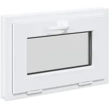 vidaXL Kellerfenster RISOR 60 x 40 cm weiß