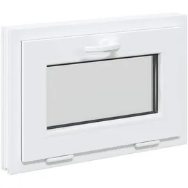vidaXL Kellerfenster RISOR 60 x 40 cm weiß