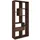 SKRAUT HOME Bücherregal 67 x 31 x 162 cm Dunkelbraun