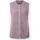 Classic Basics WITT WEIDEN Strickweste in mauve-meliert | Gr.: 48