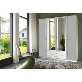 WIMEX Kleiderschrank Duo ¦ weiß ¦ Maße (cm): B: 179 H: 199 T: 58.0