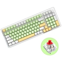 AJAZZ AK992 Gasket Tri-Mode Wireless-Tastatur, mechanische Tastatur mit Hintergrundbeleuchtung, Gaming-Tastatur mit allen Schaltern, individuell an...