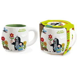trotsch Der kleine Maulwurf 3D Tasse 0,35 l Weiß