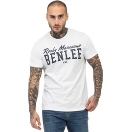 BENLEE Rocky Marciano Herren T-Shirt Trägerhemd Promo Shortsleeve Logo, Weiß, XXL, 195041