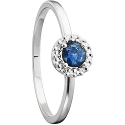 Goldring ONE ELEMENT "Safir Ring aus 333 Weißgold" Gr. 50, silber, Fingerringe, Damen, 50, Weißgold 333, Damen Gold Schmuck