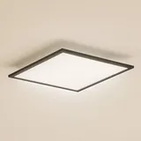 Lindby LED-Panel Enhife, schwarz, 39,5x39,5 cm