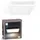 Philips Aurelle 1 LED quadratisch weiß