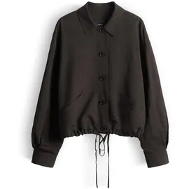 Someday Blouson aus Leinen-Mix Nisari Braun 36