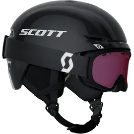 Scott Combo Hlmt Keeper 2 Skihelm - Skibrille Set mineral black/white S