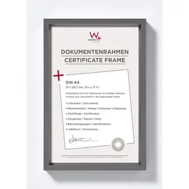 walther design Walther Kunststoffrahmen Steel Style ES130D 21x29,7cm stahl