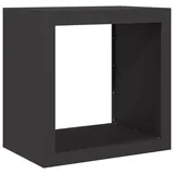 vidaXL Brennholzregal Schwarz 60x40x60 cm Stahl