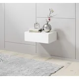 SchlafKONTOR Nachtschrank Tajo 42 x 30 x 14 cm Weiß