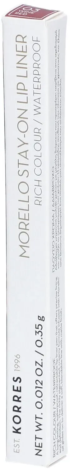 Korres KM Morello Lippenkonturenstift Wine Red