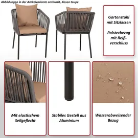 MCW MCW-N41 Gartenstuhl 2er-Set 0 x 0 x 0 cm anthrazit
