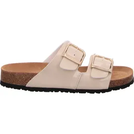 TAMARIS Damen Pantolette flach, beige, 39 EU