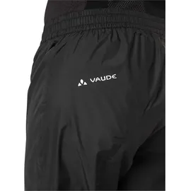 Vaude Herren Drop II Regenhose, Black Uni, XXL-Short