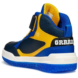 GEOX Buzzerlight Kinder Navy/Gelb 25
