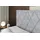altdecor Boxbett, mit H4-Matratze und Lattenrost - LEPARO - 160x200 Hellgrau