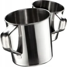 Kadax Thermobecher 0,2 l Silber 2 St.