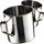 Kadax Thermobecher 0,2 l Silber 2 St.
