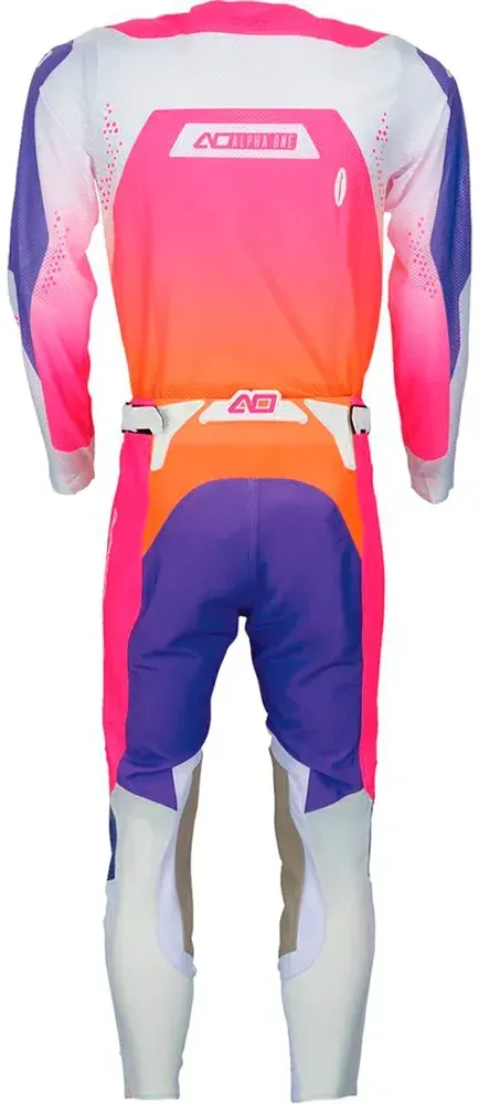 Moose Racing Soft-goods Alpha One Offroad-hosen - Orange / Pink / Purple / White Orange / Purple / White - 36