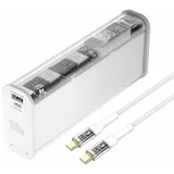 4smarts Lucid Block 20000 mAh, 100 W, 74 Wh), Powerbank Weiss